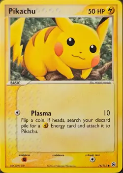 Nintendo Pikachu FireRed & LeafGreen 74/112 Regular Pokemon TCG EN - Image 1