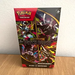Pokemon TCG Mega Evolution Pitch Black Booster Bundle 6 Packs - Image 1