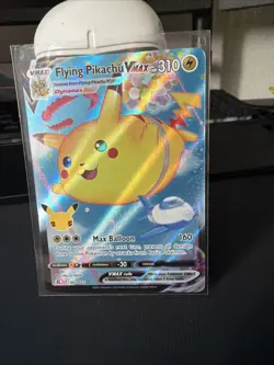Pokemon Flying Pikachu VMAX Celebrations 007/025 Ultra Rare Full Art Holo - Image 1