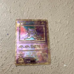 Ancient Mew- Pokemon Mewtwo Holographic Trading Card Vintage (Wizards 1999) - Image 3