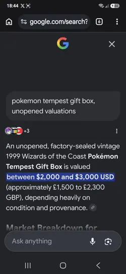 Pokemon Tempest Gift Box. Great example of a rare collectors item. - Image 5