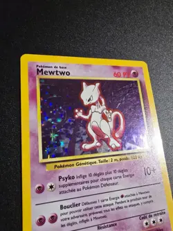 Carte Pokemon Mewtwo 10/102 Holo Unlimited Ed 2 Set De Base Wizards FR - Image 3