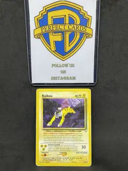 POKEMON NEO REVELATION UNLIMITED RAIKOU NONHOLO 22/64 PL ITA - Image 1