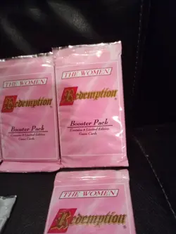Redemption CCG TCG 1995 Original Limited Edition Booster Pack Sealed the women - Image 2