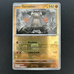 Pokemon TCG Terrakion 054/086 Master Ball Reverse Holo - S&V White Flare - NM - Image 2
