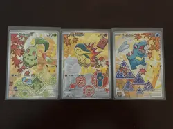 Pokemon Johto Gen 2 Starters First Partner Illustration Collection Series 2 - Image 1