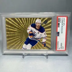 2024-25 CONNOR MCDAVID GOLD SPX PSA 10 POP 2 OILERS #97 - Image 1