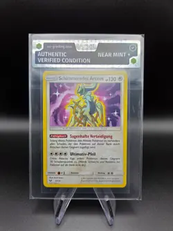 2017 Pokemon S&M Shining Legends - Schimmerndes Arceus 57/73 Deutsch NEAR MINT - Image 1