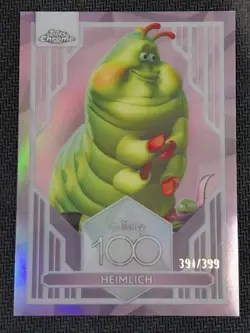 2023 Topps Chrome Disney 100 Heimlich Pink Parallel 391/399 A Bug's Life - Image 1