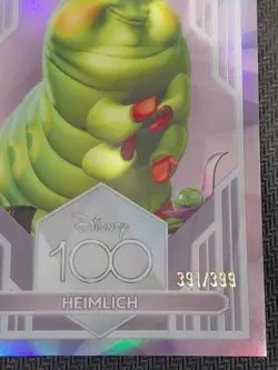 2023 Topps Chrome Disney 100 Heimlich Pink Parallel 391/399 A Bug's Life - Image 5