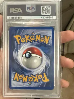 Pokemon Base Set 2 Blastoise Holo Rare Card 2/130 PSA 9 Near Mint Swirl - Image 2