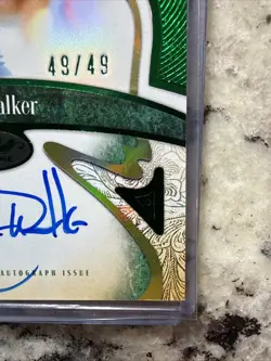 2026 Topps Tier One Larry Walker Connoisseurs Autograph Card 49/49 Bookend! - Image 2