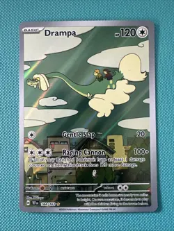 Drampa 184/162 - Temporal Forces - Illustration Rare Pokemon Card - NM - Image 1