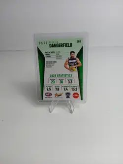 2026 Select Footy Stars Hobby GREEN Foil Patrick Dangerfield Geelong Cats 22/60 - Image 2