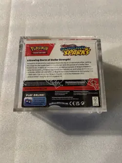 Pokemon Surging Sparks Booster Box With Acrylic Case New - Ships Double Boxed - Image 2