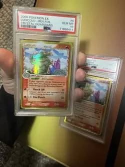 Ludicolo Crystal Guardians Reverse Psa 10 & Ludicolo Holo Psa 9 Sequential Set - Image 1