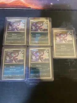 5 Swirl 🌀 Cosmo Holo Sableye 136/193 PAL Promo NM/M - Image 1
