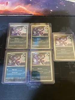 5 Swirl 🌀 Cosmo Holo Sableye 136/193 PAL Promo NM/M - Image 3