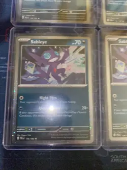 5 Swirl 🌀 Cosmo Holo Sableye 136/193 PAL Promo NM/M - Image 5
