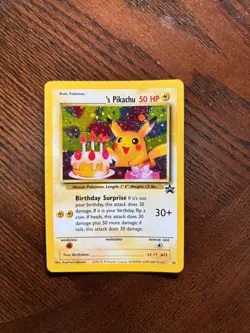 2000 Pokemon Black Star Promo Pikachu #24 - Image 2