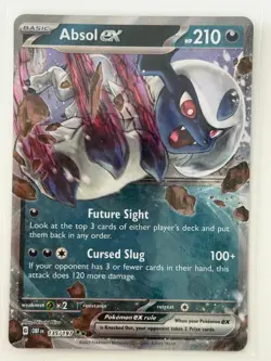 Absol ex 135/197 SV03: Obsidian Flames Double Rare Holo NM Pokemon Card - Image 1
