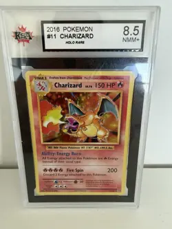 2016 POKEMON XY EVOLUTIONS CHARIZARD HOLO KSA 8.5 - Image 1