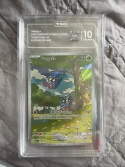 TAG 10 - 2023 POKEMON MEW EN-151 ILLUSTRATION RARE #178 TANGELA - Image 1