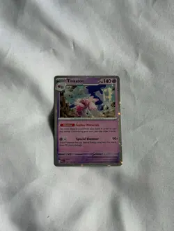 Pokemon TCG Paldea Evolved Tinkaton Cosmos Holo 105/193 Pack Fresh - Image 3