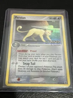 Persian 50/113 Uncommon Holo STAMPED EX Delta Species Pokemon NM/LP - Image 1