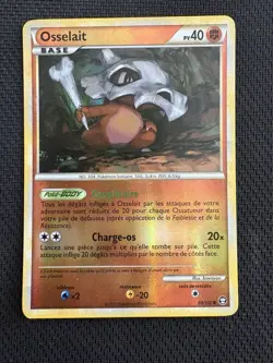 Osselait (Cubone) 60/102 Reverse holo LP French/ Francais - Image 1