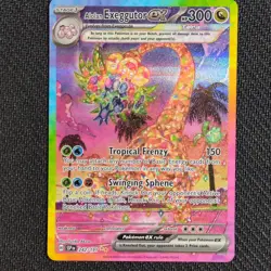 The Pokemon Company Alolan Exeggutor ex 242/191 SV08 SIR Full Art Holo ENG - Image 1