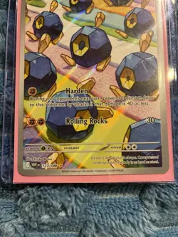 WHT 127/086 Roggenrola Illustration Rare Pack Fresh Pokemon Card 🫶 - Image 3