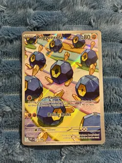 WHT 127/086 Roggenrola Illustration Rare Pack Fresh Pokemon Card 🫶 - Image 4