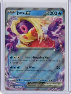 JYNX EX 124/165 DOUBLE RARE 151 POKEMON HOLO NM - Image 1