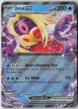 Jynx ex 124/165 Double Rare 151 Pokemon Holo Near Mint - Image 1