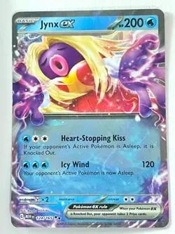 Jynx ex 124/165 Double Rare Scarlet & Violet 151 Pokemon Pack Fresh Near Mint NM - Image 1