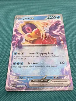 Pokemon - Jynx ex - 124/165 - Scarlet & Violet 151 - Holo - Double Rare NM - Image 3