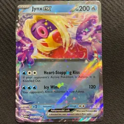 Jynx ex 124/165 Double Rare 151 Pokemon Lightly Played - Image 1