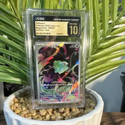 Pokemon Bulbasaur CGC Pristine 10 Art Rare Holo Japanese Mega Brave 064/063 - Image 1