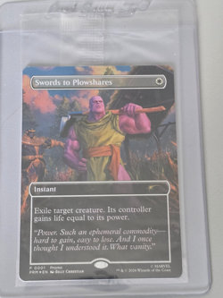 Thanos 2026 Marvel Wizards of the Coast Swords to Plowshares PSA Magazine Promo - Image 1