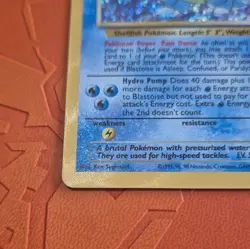 Nintendo Pokemon TCG Blastoise 2/102 Base Set EN Holo Rare 1999 HP 100 - Image 5