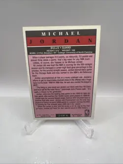 1991 Fleer Pro Vision Michael Jordan #2 Chicago Bulls HOF (C) - Image 2