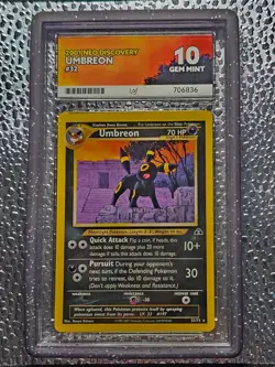 Pokemon TCG 2001 Neo Discovery Umbreon 32/75 - Ace 10 - Pop 2 - Image 1