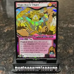 2003 Dragon Ball Z DBZ CCG SCORE Majin Buu's Flight #137 Rare Foil Buu Saga | LP - Image 1
