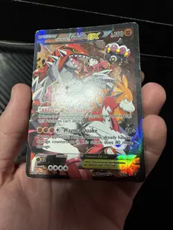 Team Magma's Groudon EX 15/34 Double Crisis Holo Rare Pokemon TCG - Image 4