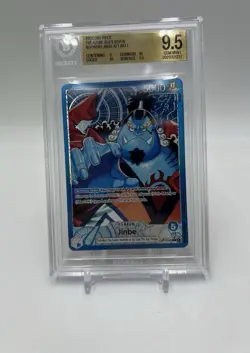 Jinbe - OP14-040 One Piece (Alternate Art) The Azure Sea's Seven Foil BGS 9.5 - Image 1
