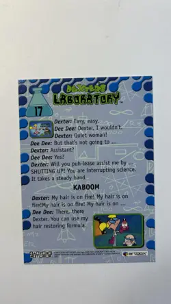 2001 Dexter's Laboratory Artbox Cartoon Network 1st Edition Kaboom #17 - Image 2