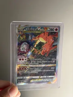 Pokemon TCG Charizard v Star SWSH262 Promo Card - Image 1