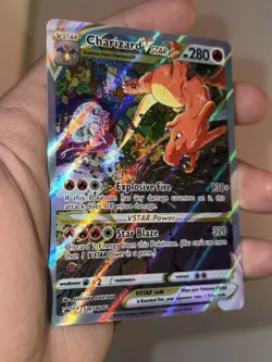 Pokemon TCG Charizard v Star SWSH262 Promo Card - Image 2