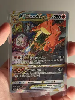 Pokemon TCG Charizard v Star SWSH262 Promo Card - Image 4